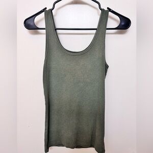 Dark green tank top